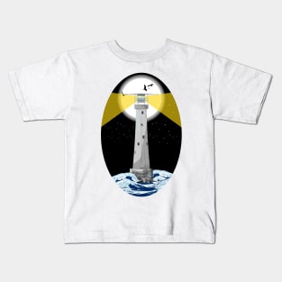 bishop rock lighthouse Kids T-Shirt